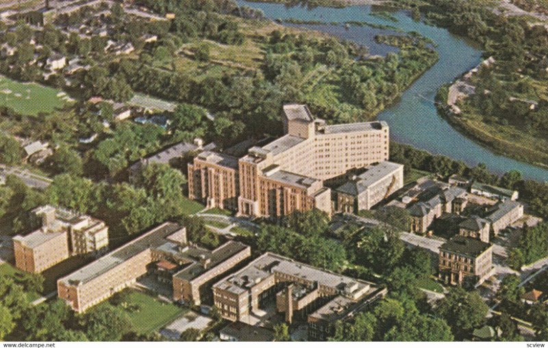 LONDON, Ontario, Canada, PU-1977; Aerial View Of Victoria Hospital