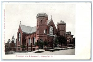 1907 Cathedral Douglas St. Exterior Building Sioux City Iowa IA Vintage Postcard