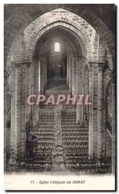 Collegiate Church of Dorat - Old Postcard