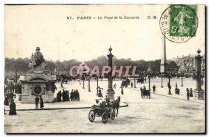 Paris - 8 - Concorde Square - horse - horse - Old Postcard