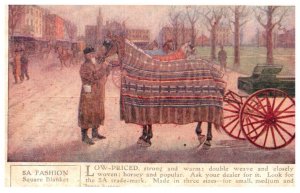 5A  Fashion   Square  Horse  Blanket , Connecticut New Haven McLay's