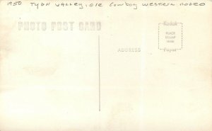 Postcard RPPC Oregon Tygn Valley Cowoy Western Rodeo 23-9130
