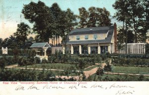 Vintage Postcard 1907 Inniscarra Chauncy Olcott Summer Home Saratoga Springs NY