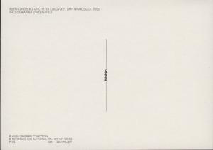 Photograph, Allen Ginsberg, Peter Orlovsky, 1956 Modern Postcard R004191