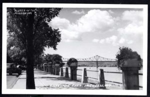 Wisconsin LA CROSSE Riverside Park Bluffs of the Mississippi RPPC