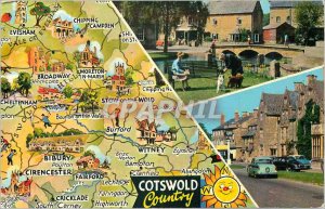 Postcard Modern Country Cotswold Bourton on the Water Broadway
