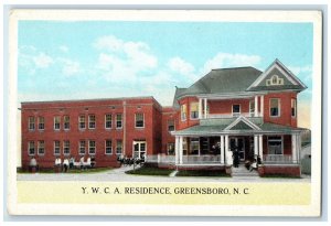 c1930's YWCA Residence Building Greensboro North Carolina NC Vintage Postcard