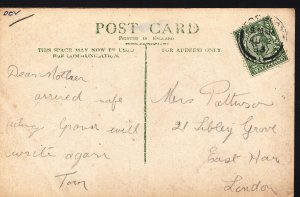 Genealogy Postcard - Family History - Patterson - East Ham - London  7562