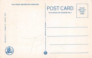 J17/ Miles City Montana Postcard c1920s Main Street Berg Store Autos 44