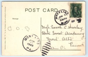 Wheeling WV Main Street At 12th Postcard West Virginia