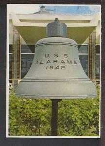 USS Alabama Bell Postcard BIN E925