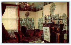 c1960 Healy House State Museum Parlor Leadville Colorado CO Vintage Postcard