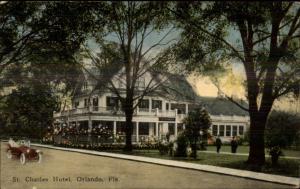 Orlando FL St. Charles Hotel c1910 Postcard