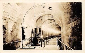 RPPC ARROWROCK DAM Interior Boise, Idaho US Reclamation 1915 Vintage Postcard