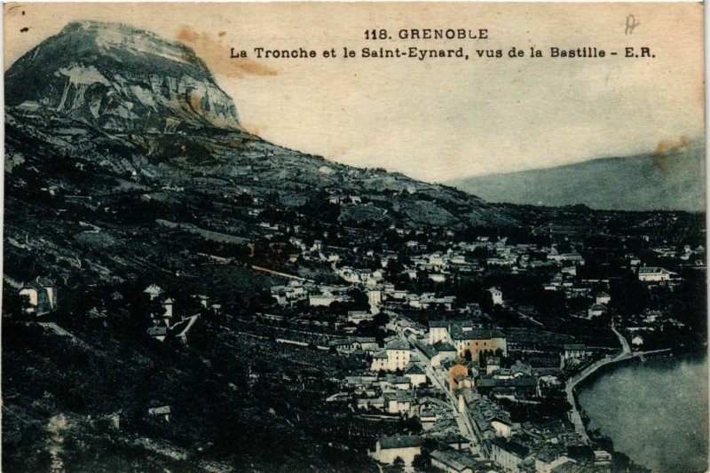 CPA GRENOBLE - La TRONCHE et le St-Eynard vue de la Bastille (652313)