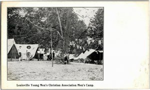 Louisville Young Men's Christian Association Mens Camp YMCA Vintage Postcard F60