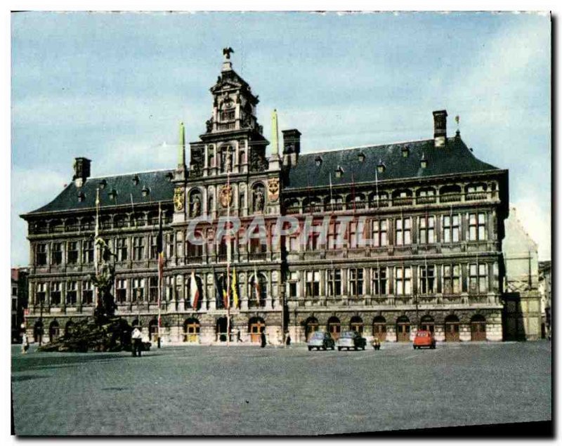 Postcard Modern Antwerp City Hall