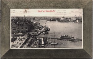 Sweden Parti Af Stockholm Vintage Postcard C098