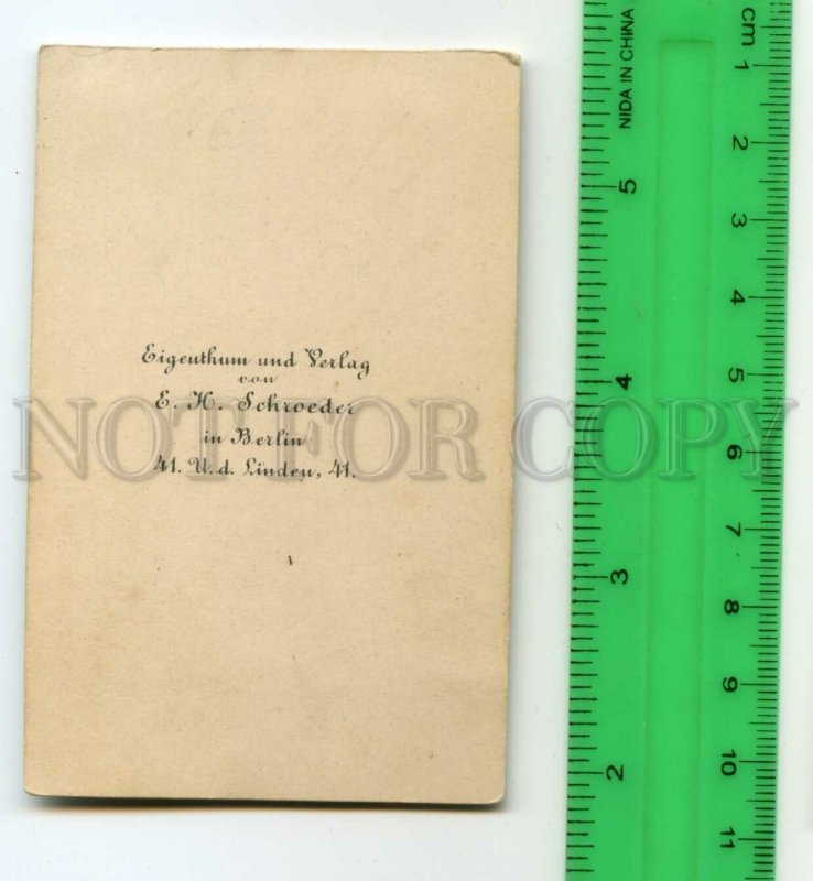 484965 Great BEETHOVEN German COMPOSER Vintage CABINET CDV 