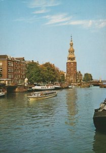 Netherlands Postcard - Amsterdam - Montelbaan Tower on The Oude Schans RR7658