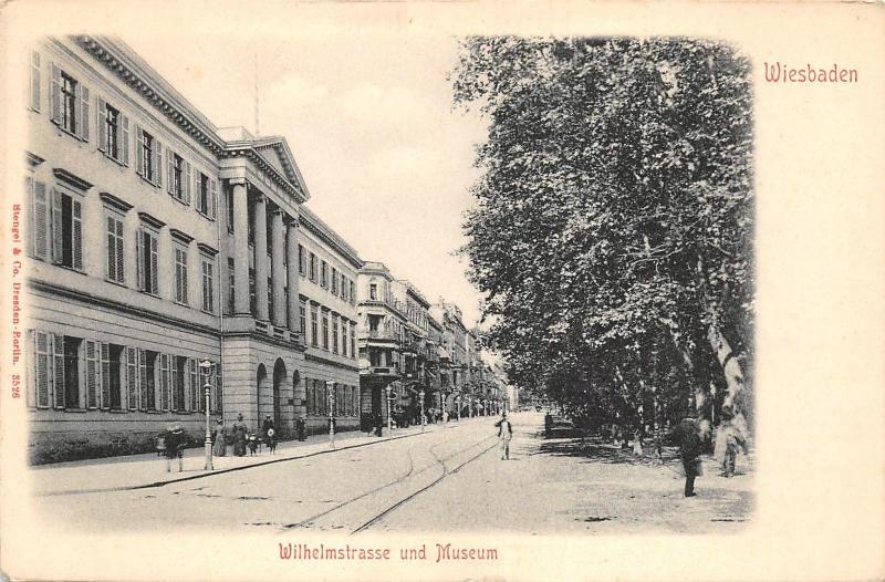 BR41684 Wiesbaden Wilhelmstrasse und museum      Germany