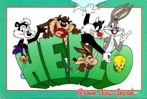 Looney Tunes Comics Bugs Bunny and Friends Say Hello From New York 1997