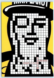 PLANTERS PEANUTS Advertising ~ MR. PEANUT CROSSWORD PUZZLE 4x6 Postcard