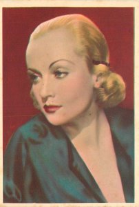 Postcard Carol Lombard 1930s Movie Star Actress Cigarette Advertising 23-4275