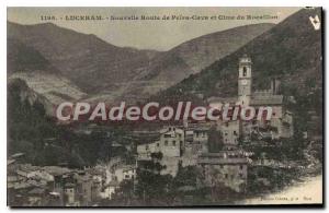 Postcard Old New Luceram Route Peira Cava and Cime du Rocaillon