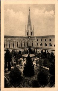 Postcard KY Bardstown Our Lady of Gethsemani Cloister Graden Trappist Abbey