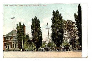 MA - Haverhill. Post Office & Washington Square Circa 1900