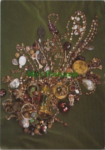 Museum of London Postcard - Jewellery, The Cheapside Hoard c1600 - RR19457