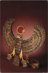 Art Postcard - Falcon Pectoral, Egyptian Dynasty XVIII, Cairo Museum  RR17177