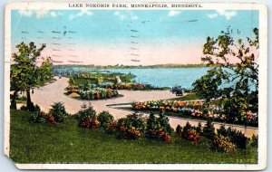 Postcard - Lake Nokomis Park, Minneapolis, Minnesota, USA