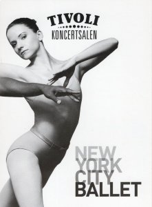 New York City Ballet Live In Denmark Theatre Advertising Postcard