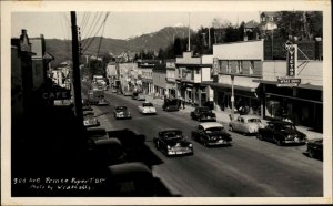 Prince Rupert British Columbia BC 3rd Ave Real Photo Postcard