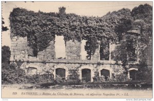 BAYONNE, Pyrenees Atlantiques, France, 1900-1910's; Ruines Du Chateau De Mara...