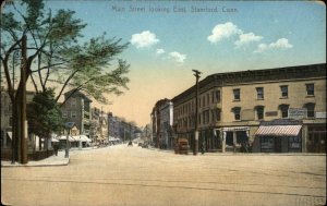 Stamford Connecticut CT Main St. 1900s-10s Postcard