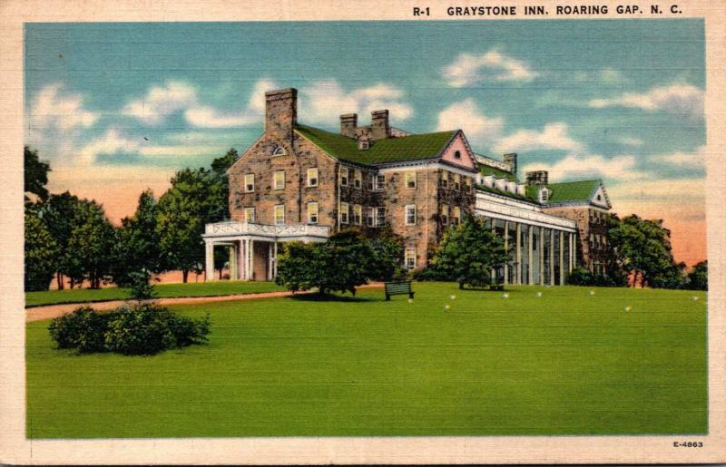 North Carolina Roaring Gap The Graystone Inn 1941