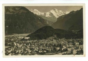 Switzerland - Interlaken. Monch & Jungfrau  RPPC