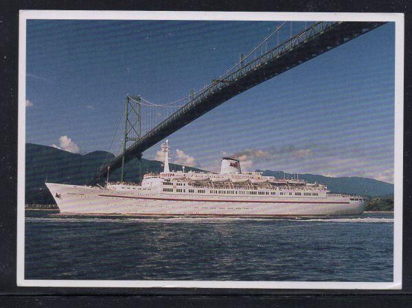 SS Regent Star Regency Cruises colour PC Vancouver, BC unused