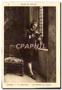 Paris 1 - Louvre Museum - Messonier - The Reader - Man Reading - Old Postcard