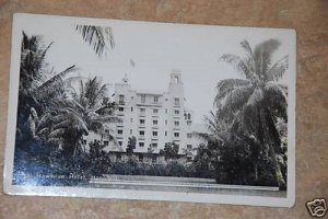 RPPC Postcard Royal Hawaiian Hotel Honolulu Hawaii