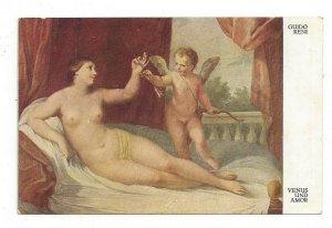 Guido Reni Italian Painter Venus Und Amor Postcard Standard View Card 