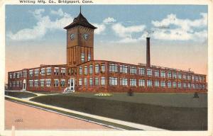 Bridgeport Connecticut Whiting Mfg Co Street View Antique Postcard K36851