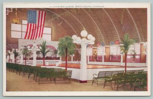 South Haven Michigan~Big Casino Interior~Dance Floor~US Flag~c1915 VO Hammon