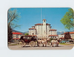 Postcard Broadmoor Hotel Colorado Springs Colorado USA