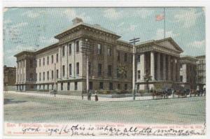 US Mint San Francisco California 1905c postcard