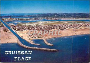 Postcard Modern Gruissan (Aude) Between sea and pond Mountain