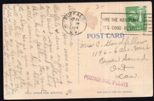 New York BUFFALO Niagara Square - pm1949 - LINEN